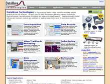 Tablet Screenshot of dwavetech.com